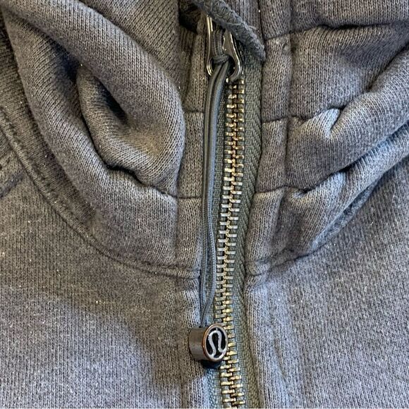 LULULEMON Gray Glitter Cuddle Up Jacket Size 6 - Picture 8 of 8